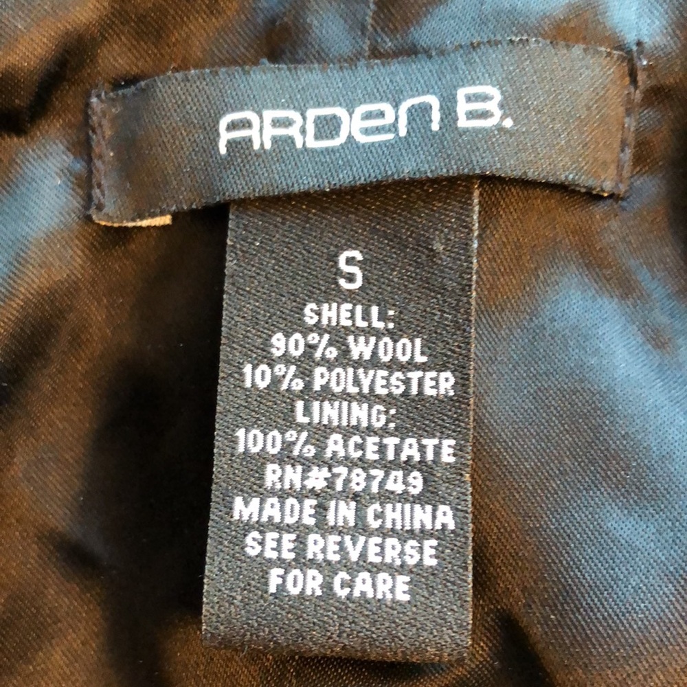 Arden B black wool blazer - Picture 8 of 9